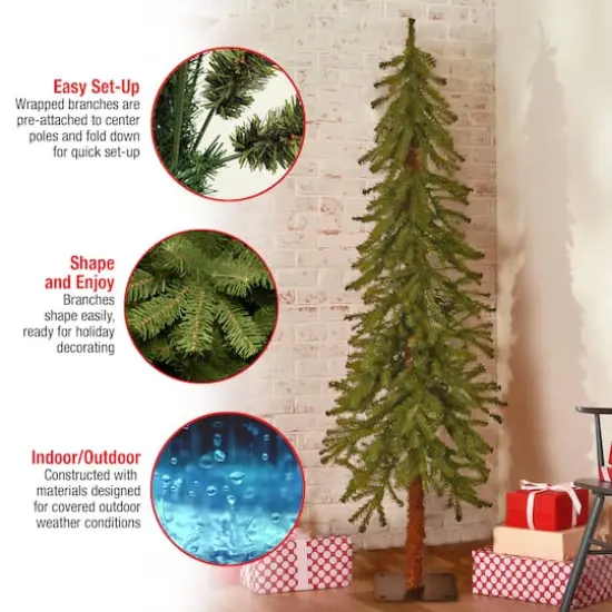 5 ft. Unlit Hickory Cedar Artificial Christmas Tree {6}