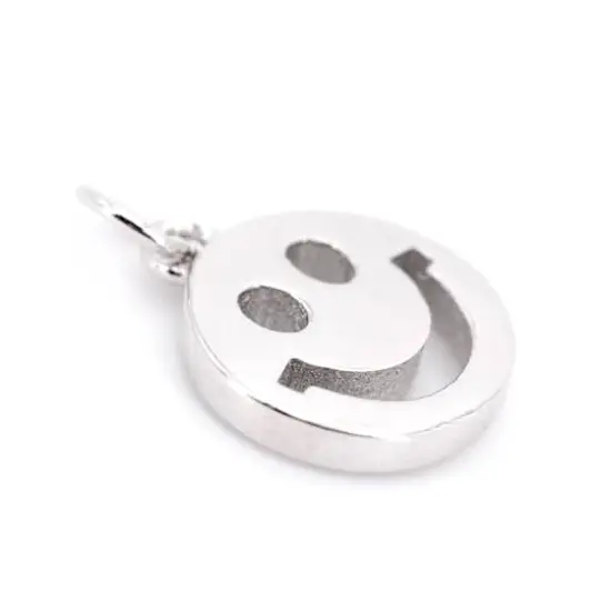 Sterling Silver Smile Icon Charm by Bead Landing&trade; {6}