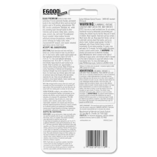 E6000 Premium&trade; Contact Adhesive, 2oz. {4}