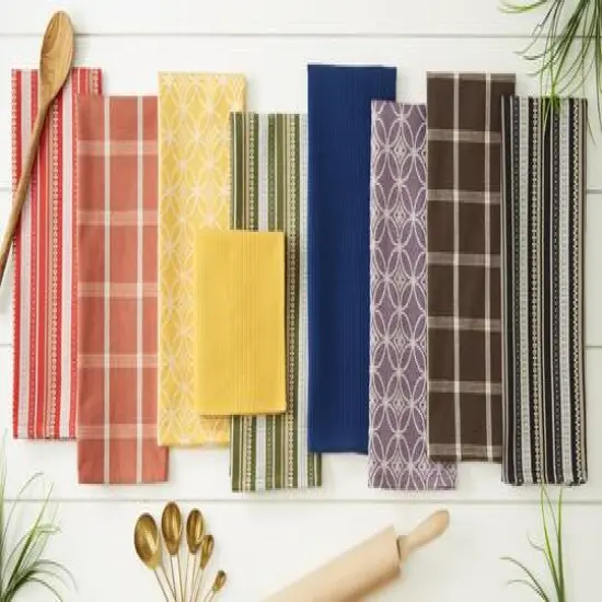 DII&reg; Assorted Spice Dishtowel & Dishcloth (Set of 5) {11}