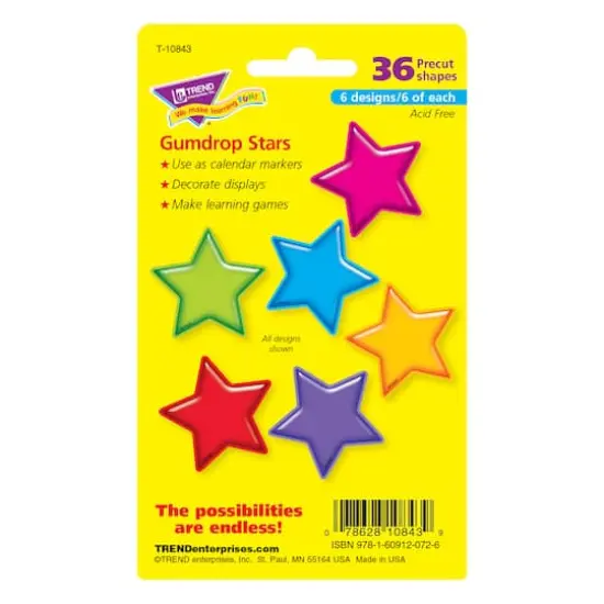 Mini Accents Gumdrop Stars Variety Pack {4}