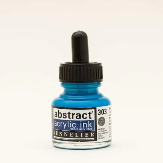 Sennelier Abstract Acrylic Ink, 30mL Cobalt Blue Hue {1}