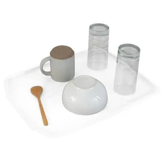 Kitchen Details Countertop Draining Tray White {4}