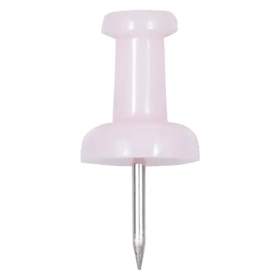 JAM Paper Colorful Standard Push Pins, 100ct. Baby Pink {4}
