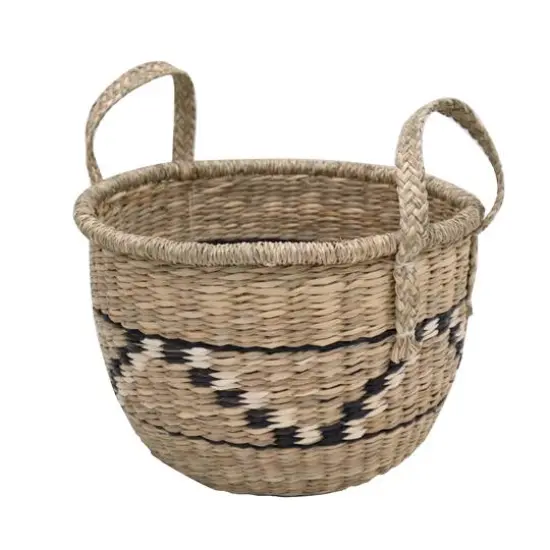 11.75" Natural Santa Fe Woven Seagrass Basket with Handles by Ashland&reg; {6}