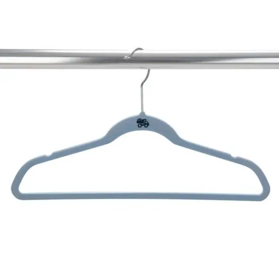 Simplify Kids Velvet Hangers, 25ct. Light Blue {7}