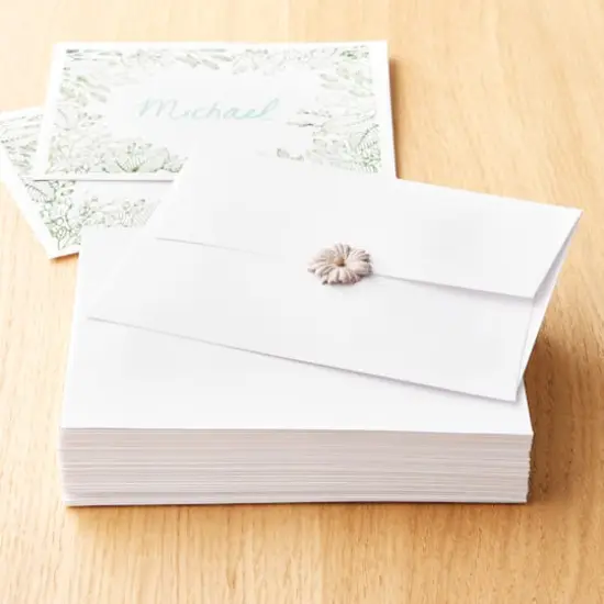 4.6" x 5.75" White Envelopes, 50ct. by Recollections&reg; {3}