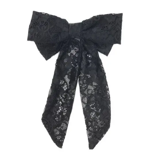 Black Lace Hair Bow by Celebrate It&trade; {1}