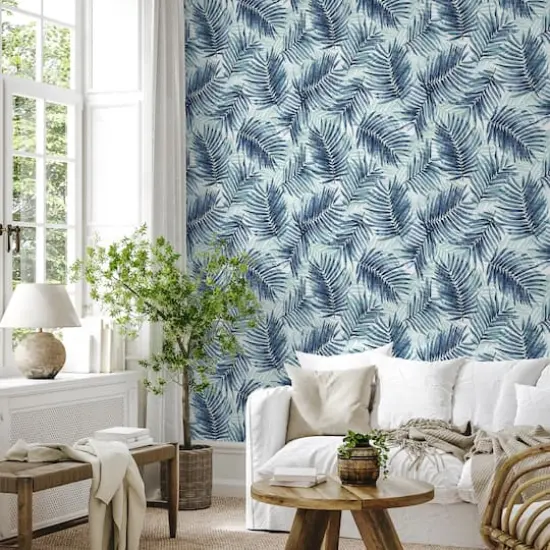 Tommy Bahama Escape Route Peel & Stick Wallpaper Azure {4}