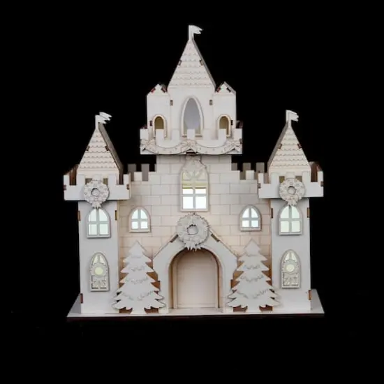 DIY LED Wood Village Large Castle by Make Market® {3}