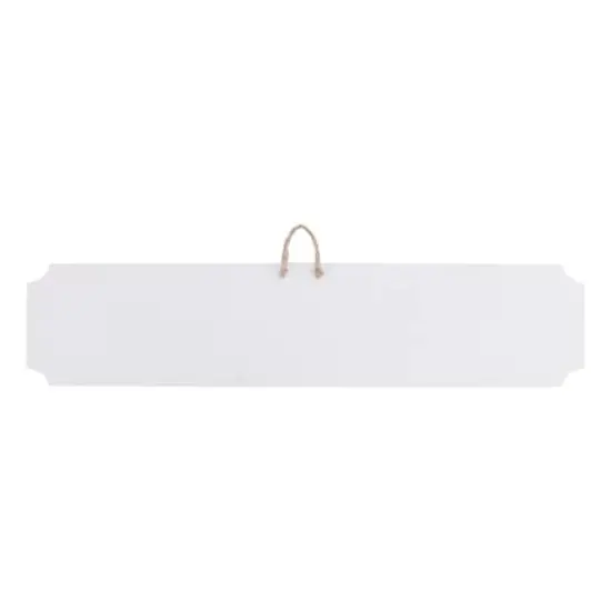 18" Whitewashed Wood Rectangle Plaque by Make Market&reg; {3}