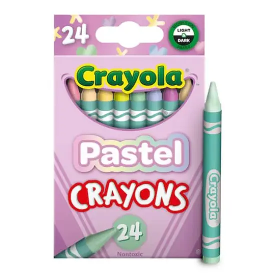 Crayola&reg; Pastel Crayons, 6 Packs of 24 {3}