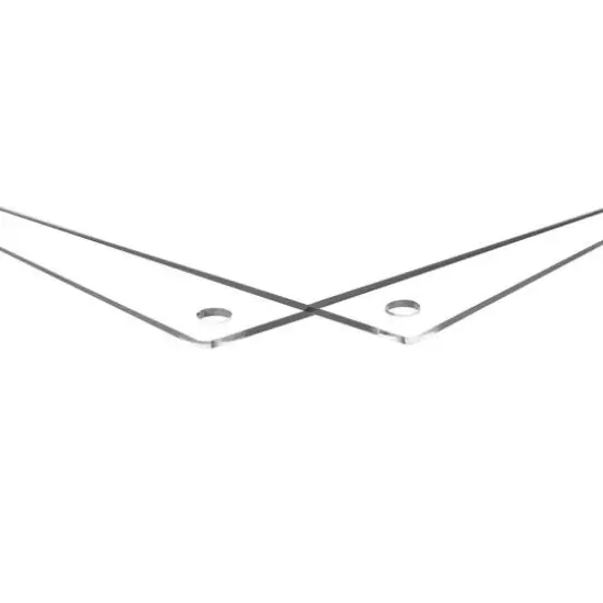 Cool Modern Frames Clear Acrylic Float Frame with Silver Hardware {3}