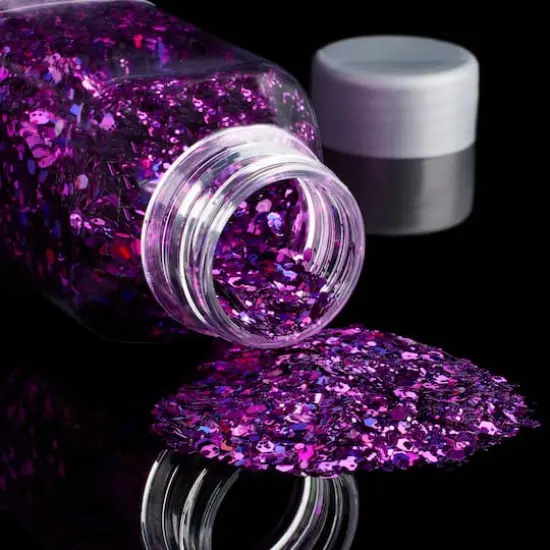 Glitzy Mix Specialty Polyester Glitter by Recollections&trade;Grape {3}