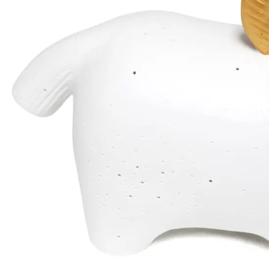 Simple Designs Porcelain Unicorn Shaped Table Lamp {10}
