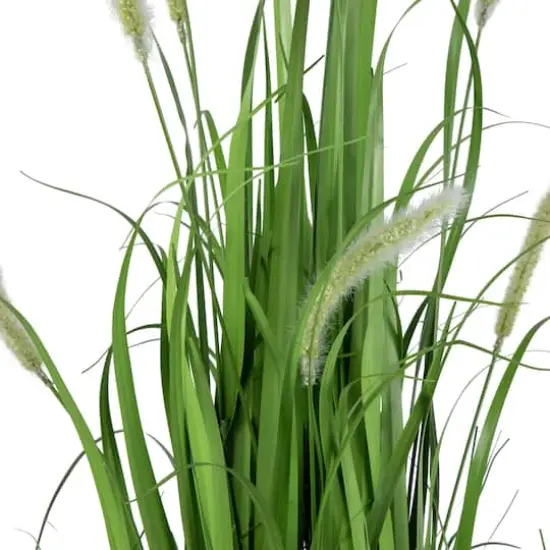 3ft. Potted Green Artificial Onion Grass Plant {5}