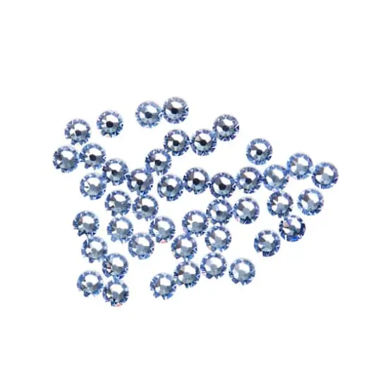 SS20 Round Flatback Austrian Crystals by Bead Landing&trade;, 45ct. Light Sapphire {1}