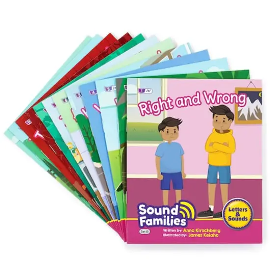 Junior Learning&reg; Decodable Readers Sound Families Consonants Fiction Phase 5.5 Set {3}