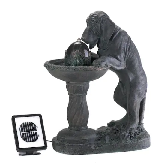 27" Thirsty Dog Solar Fountain {1}