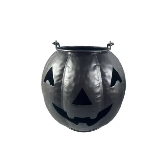 8.5" Jack-o-Lantern Candle Holder by Ashland&reg; Black {3}