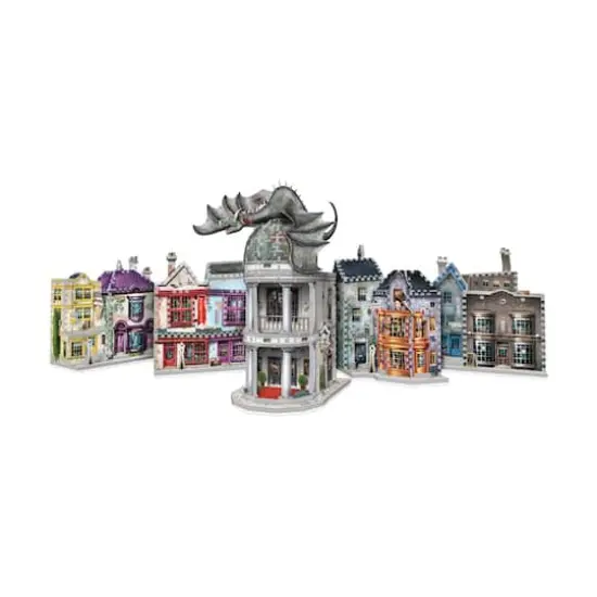 Harry Potter Diagon Alley Collection - Gringotts Bank 3D Puzzle: 300 Pcs {10}