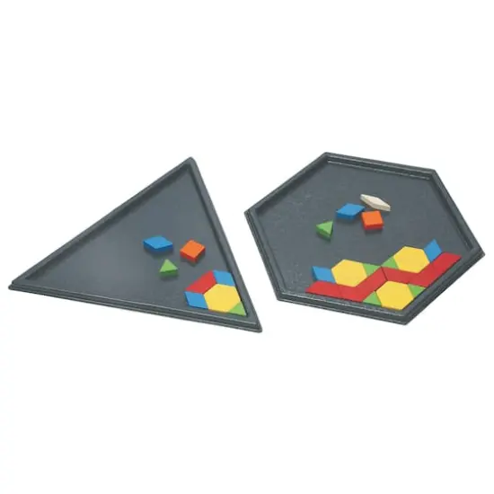 Learning Advantage&trade; Pattern Block Tray Set {1}