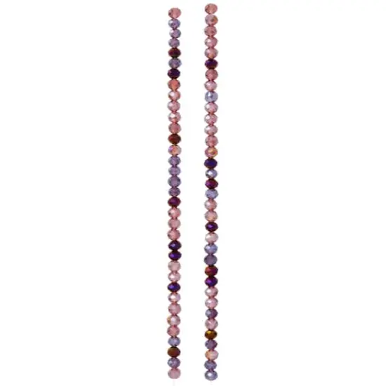 Amethyst Rondelle Glass Beads, 3mm by Bead Landing&trade; {4}