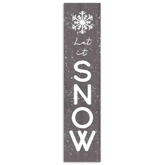 Let it Snow 10.5" x 47" Porch Leaner {1}