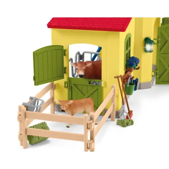 Schleich Farm World Yellow Large Farm Playset {5}