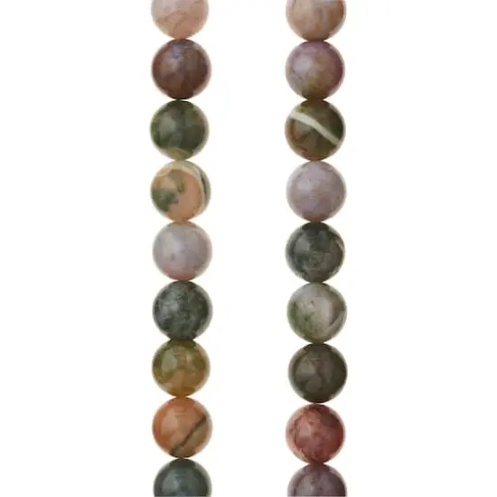 Multicolor Jasper Round Beads, 10mm by Bead Landing&trade; {1}