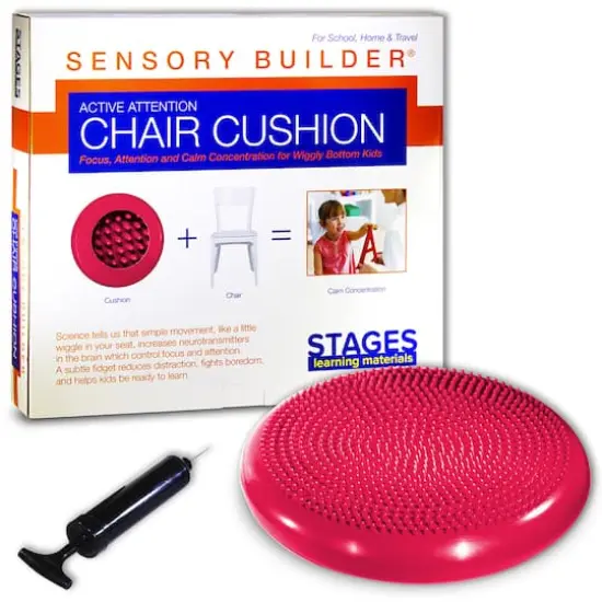 Sensory Builder&reg; Active Attention Chair Cushion Red {1}
