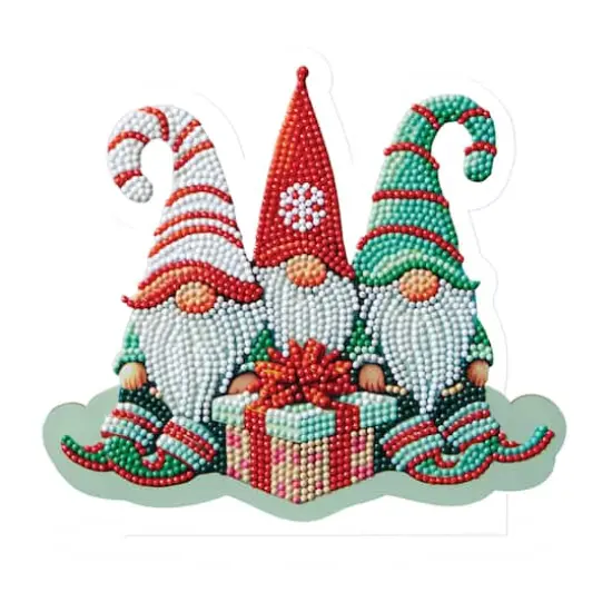 8" x 7.5" Gnome Diamond Art Table Topper Kit by Make Market&reg; {1}