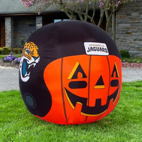 Sporticulture 4ft. Inflatable NFL Team Pride Jack-O' Helmet Jacksonville Jaguars {6}