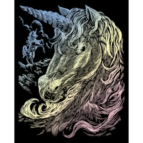 Royal & Langnickel&reg; Engraving Art&trade; Unicorns Holographic Foil Kit {3}