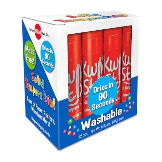 The Pencil Grip Red Kwik Stix, 12 Packs of 12 {4}