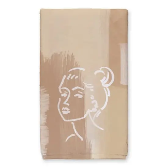 Neutral Desert Girl Towel Set {3}