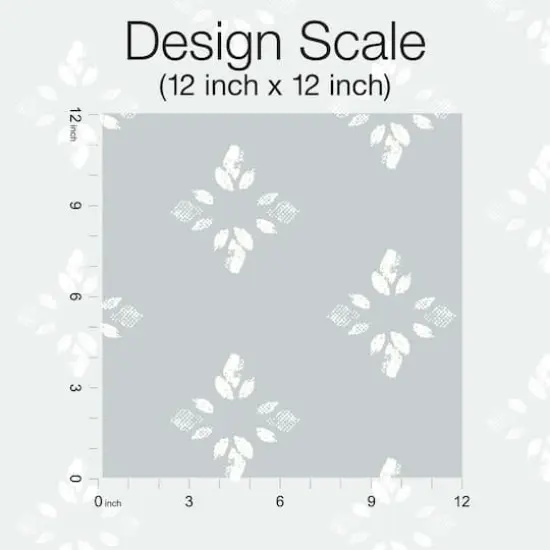 RoomMates Rose Lindo Pressed Petals Peel & Stick Wallpaper Gray {6}