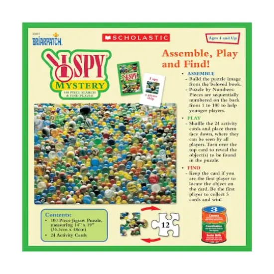 I Spy Mystery Search & Find Puzzle: 100 Pcs {3}