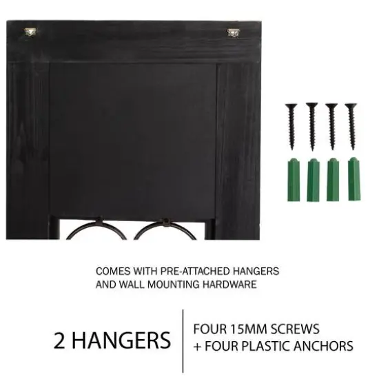 Hastings Home 50" Metal & Wood Door Panel Wall D&eacute;cor {5}