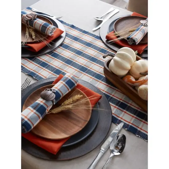 DII&reg; 72" Autumn Farmhouse Plaid Table Runner {3}