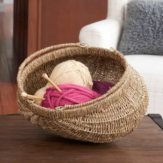 Household Essentials Seagrass Baskets {9}