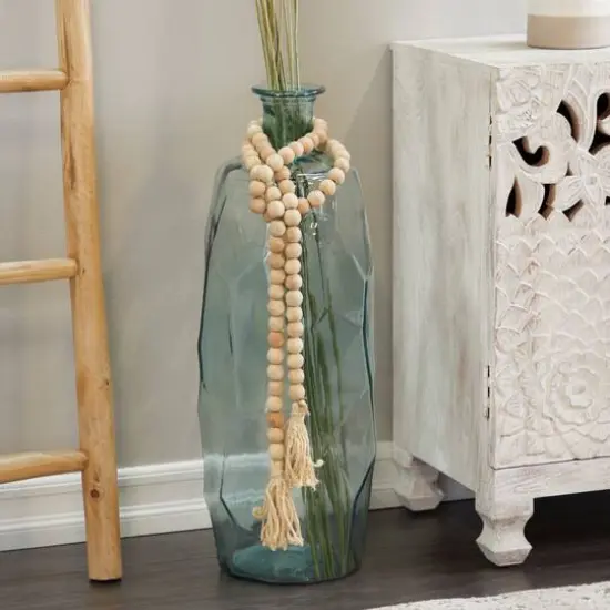 Light Brown Wood Bohemian Garland, 87" x 1" x 1" {8}