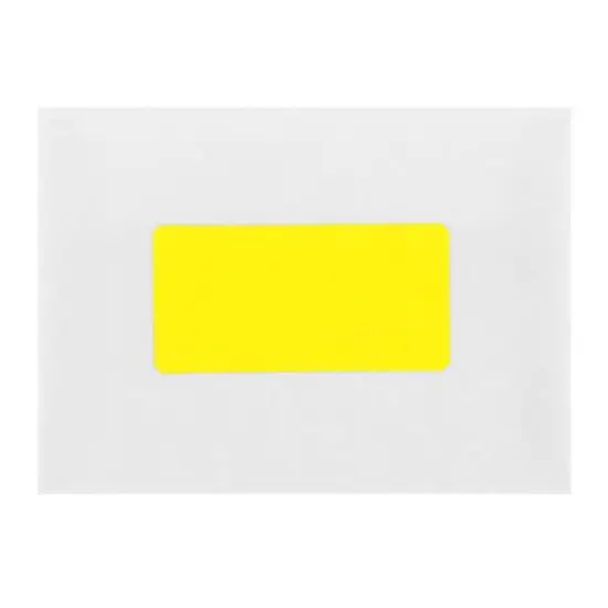 JAM Paper Standard Address Labels, 120ct. Neon Fluorescent Yellow {7}