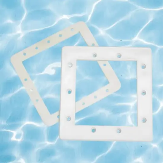 Swim Central 8.25" White Hydrotools Swimming Pool Skimmer Face Plate & Butterfly Gasket {3}