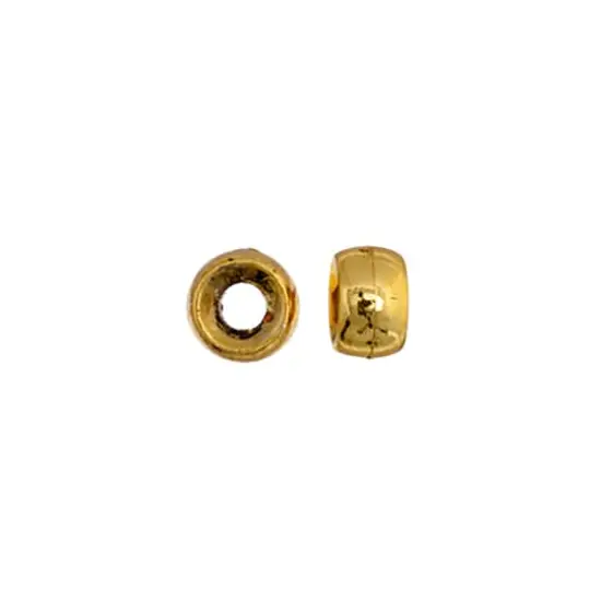 John Bead 6mm Metallic Mini Pony Beads, 500ct. Gold {4}