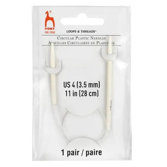 11" Plastic Circular Needles by Loops & Threads&reg; {4}