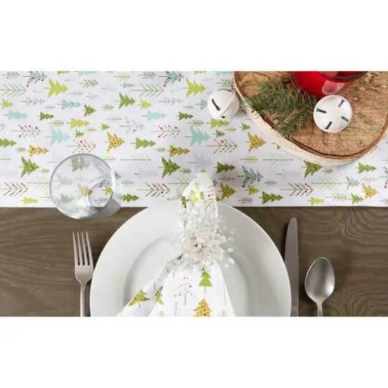 DII&reg; 72" Holiday Woods Printed Table Runner {8}