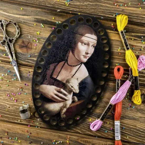 Wonderland Crafts Famous Paintings Ermine Thread Organizer {3}