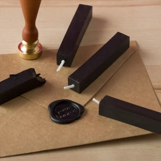 Sealing Wax Sticks, 4ct. by Recollections&trade; Black {3}