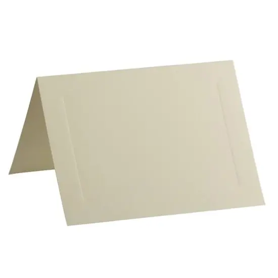 JAM Paper 4.62" x 6.25" Ivory Panel Blank Foldover Cards {1}